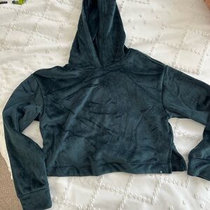 Athleta Girl Teal Hooded Top